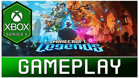 Minecraft Legends | Xbox Series X Gameplay | First Look | Gamepass