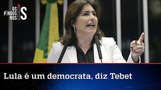 Simone Tebet confessa apoio a Lula no 2º turno