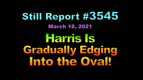Harris is Gradually Edging Into the Oval, 3545