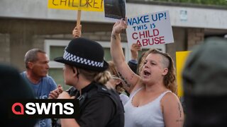 Protestors have stormed the latest Drag Queen book reading event