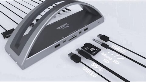 The World’s Most Comprehensive USB C Docking Station & Stand | Smart Gadgets for 2021