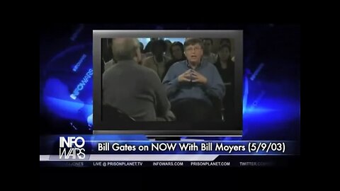'DEPOPULATION: Infowars Confronts Bill Gates on Paralyzing Vaccine Program in India' - 2013