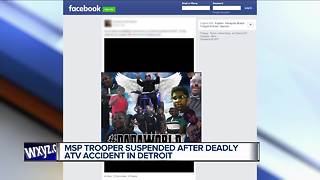 MSP trooper suspended for role in ATV crash that killed Detroit teen