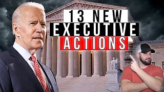 BREAKING: Biden has issued 13 NEW EXECUTIVE ACTIONS to "address Gun Violence"... This is ASININE...
