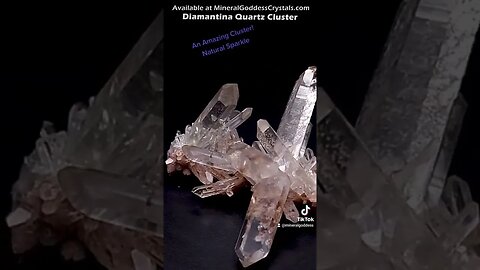 Diamantina Quartz Cluster Mineral Goddess Crystals Master Healer Quartz Crystals