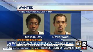 Woman, driver wanted after dragging deputy with car
