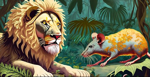 "The Lion and the Mouse: A Heartwarming Friendship"#LionAndMouse #Friendship #Kindness #Cooperation