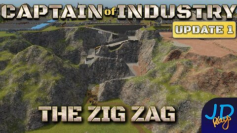 Completing the Zig Zag 🚛 Ep34🚜 Captain of Industry Update 1 👷 Lets Play, Walkthrough