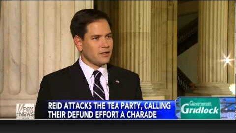 Rubio: It's About Shutting Down ObamaCare, Not The Government