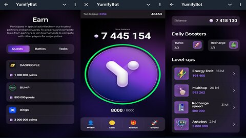 Yumify Bot | Yescoin Revamped To New Name | Join This Free Tap To Earn Crypto Mining Bot