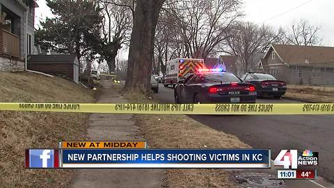 New partnership will help shooting victims in KC