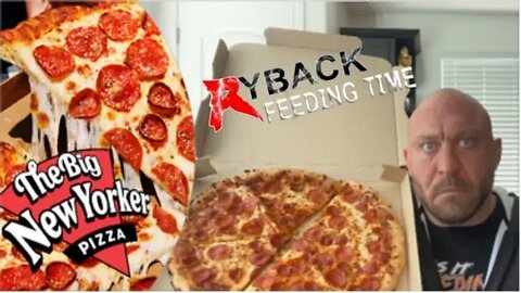 Ryback Feeding Time: Pizza Hut The Big New Yorker! RIP Fabrice 🥃 💪