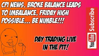 Futures Day Trading Live in The Pit