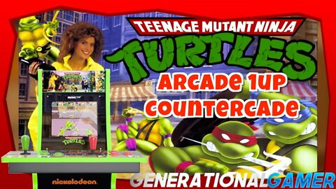 Arcade1Up Countercade - Teenage Mutant Ninja Turtles (Unboxing & Review)