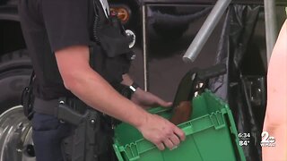Hundreds of firearms collected during gun buyback program