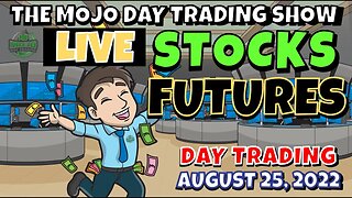 DAY TRADING "LIVE" #Stocks #Futures } Aug 25