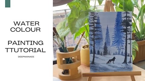 Watercolour painting tutorial for beginners