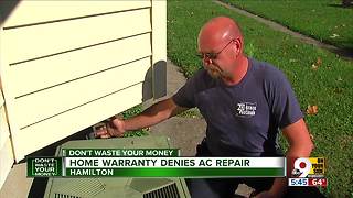 Home warranty denies AC repair