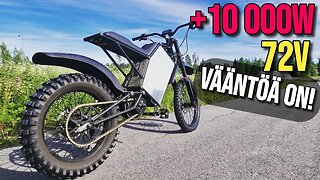 +10kw Vector Vortex sähköcrossipyörä arvostelu