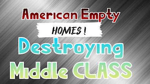 Empty Homes Plaguing American Middle class ! #americahousingcrash #amerifornia #americaemptyhomes