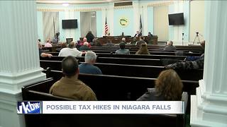 Residents speak out about tax hikes in Niagara Falls