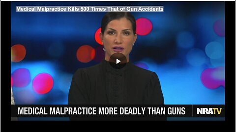 Medical Malpractice Kills 500 Times That of Gun Accidents