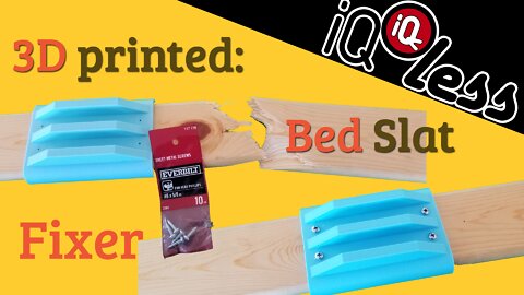 3D Printed: Bed Slat Fixer