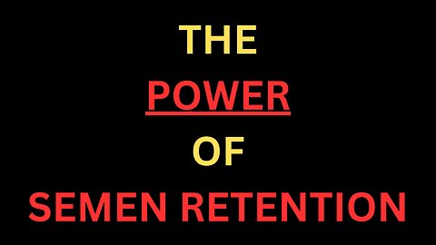 Reacting to: Self Development Power of Semen Retention by @MarcTheMessenger