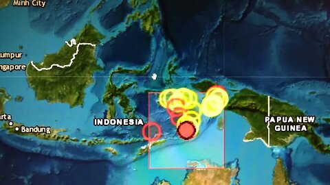 7.6 Earthquake Indonesia. 2 Tsunami Stations In Event Mode. Watch For High Waves. 1/9/2023