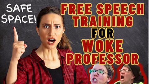 WOKE PROFESSOR ORDERED INTO FREE SPEECH TRAINING
