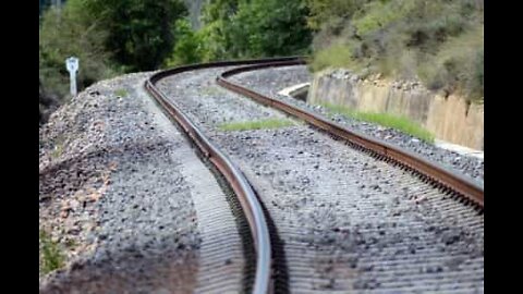 Train passes over man in India