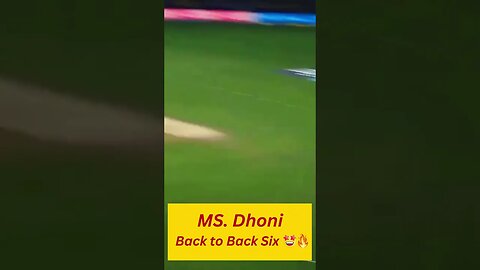 MS Dhoni on Fire back to back sixes against LSG #lsgvscsk #ipl2023