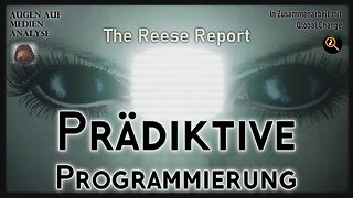 PRÄDIKTIVE PROGRAMMIERUNG(The Reese Report - Deutsch)@Augen Auf Medien Analyse🙈