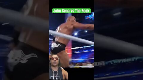 John Cena Vs The Rock Ending Wrestlemania WWE 😳