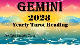 GEMINI 2023 | 😃Massive Positive Changes Will Bring You Great Joy Gemini!😃 | Yearly Reading