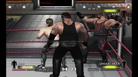 WWE Day of Reckoning - Undertaker/Kane vs Shawn Michaels