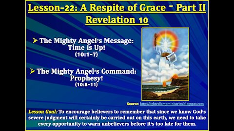 Revelation Lesson-22: A Respite of Grace - Part II