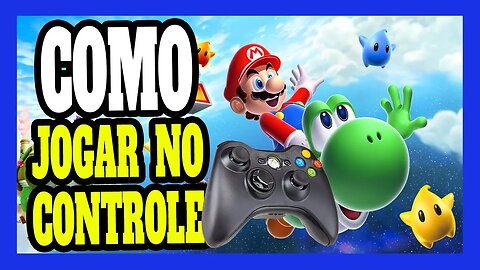 Como joga Mario Galaxy no PC com Controles padrão no emulador dolphin