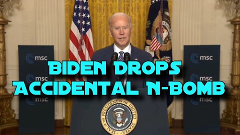 Biden Drops an N-Bomb