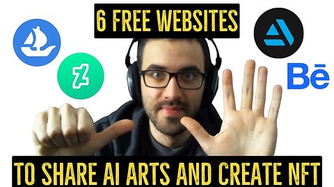 6 Free Websites to Share AI Generated Arts and Create NFTs OpenSea DeviantArt Behance Artstation