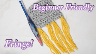 How to Make Fringe From Yarn For Knit and Crochet Projects