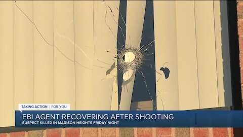 FBI agent recovering after shooting in Madison Heights