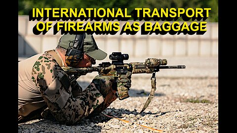 INTERNATIONAL TRAVEL WITH FIREARMS AS BAGGAGE