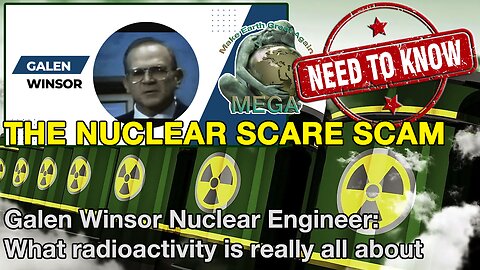 THE NUCLEAR SCARE SCAM: Galen Winsor (also known as "that physicist who ate uranium in the 1980s") Nuclear Engineer: What radioactivity is really all about