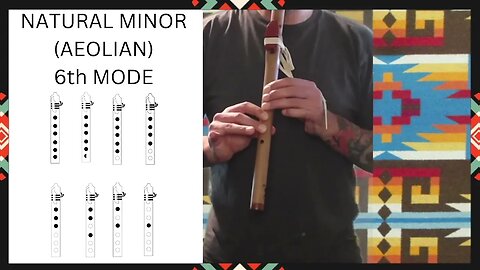 How To Easily Play The Natural Minor Scale (Aeolian) On The Native American Flute