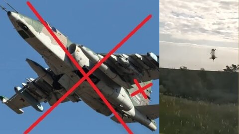 Ukrainian Soldier Takes Down Russian Su-25 with Igla MANPADS