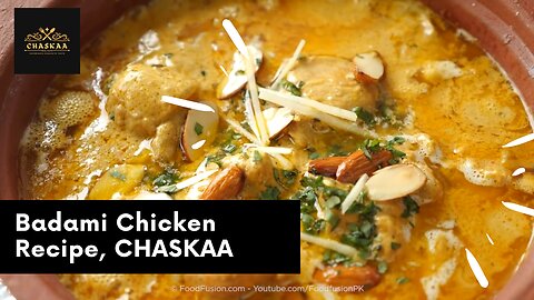 Badami Chicken Haandi Recipe by Chaskaa