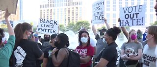 Las Vegas protesters support Portland protesters