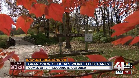 Grandview makes repairs at two city parks after October floods