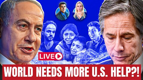 U.S.: "Mourns over Gaza" at WEF, Blinken Says the World Needs MORE U.S. Intervention